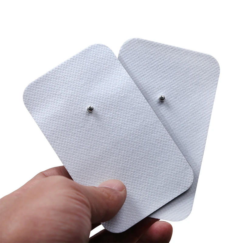 

6x10 см электродные подушечки нетканые клейкие гелевые наклейки для электрического стимулятора мышц проводящий патч-массажер