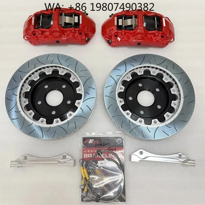 

355x32mm 6 Piston Brake Disc Rotor Kit High Performance Racing Modified Caliper System For 2023 Mid Size Luxury Compact SUV