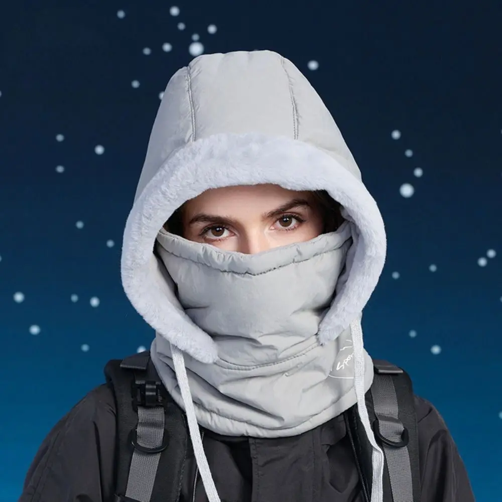 الدفء 3 في 1 الشتاء الدراجات قبعة الباردة مقاومة غطاء رأس وشاح دافئ قناع الوجه يندبروف سميكة لي فنغ قبعة التزلج