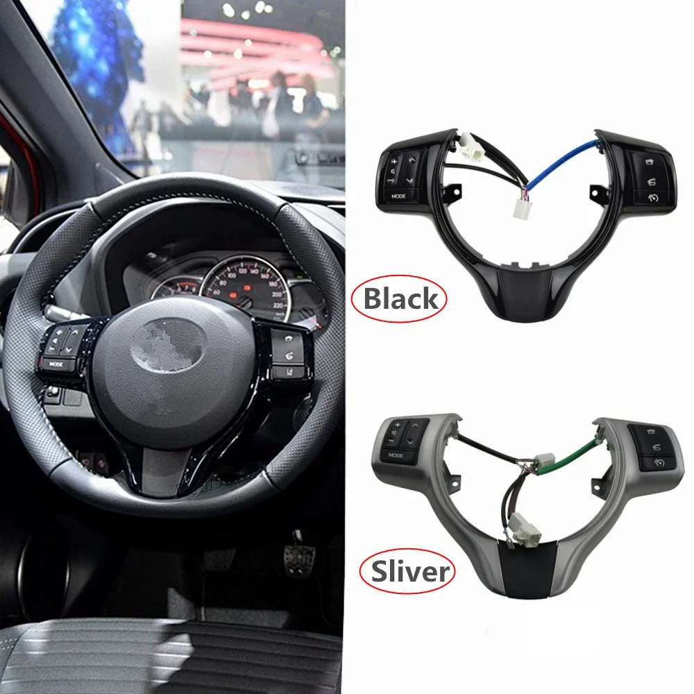 High quality Steering Wheel Switches buttons for Toyota Vitz / Yaris 2012 2013 2014 2015 2016 2017