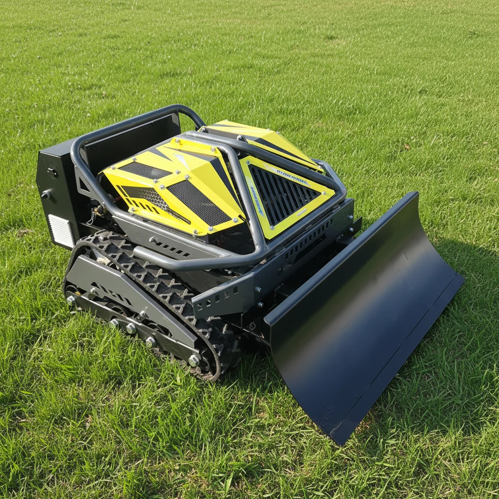 

Customize Remote Control Crawler Mower Slope Adaptable Agricultural Grass Cutter Machine