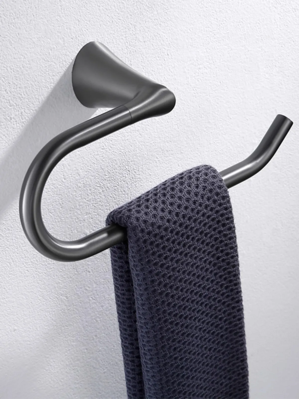 

Кольцо для полотенец из нержавеющей стали Установка кольца для полотенец для ванной комнаты без сверления Изысканный креативный дизайн Вешалка для полотенец