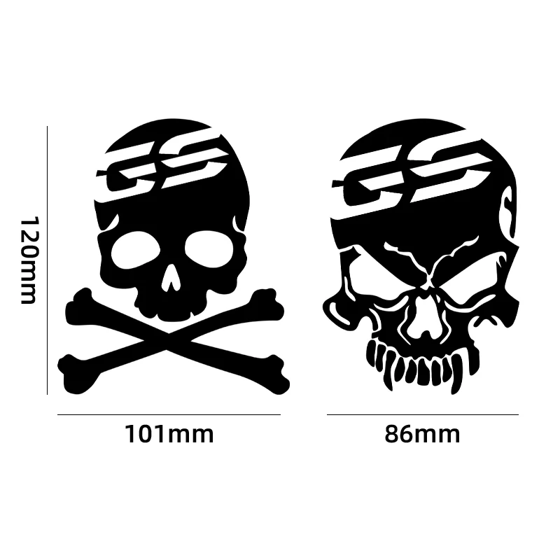 Skull motorcycle Decals Waterproof Stickers for BMW R1200GS R1250GS R 1200GS R1250 GS R 1250 GS LC ADV