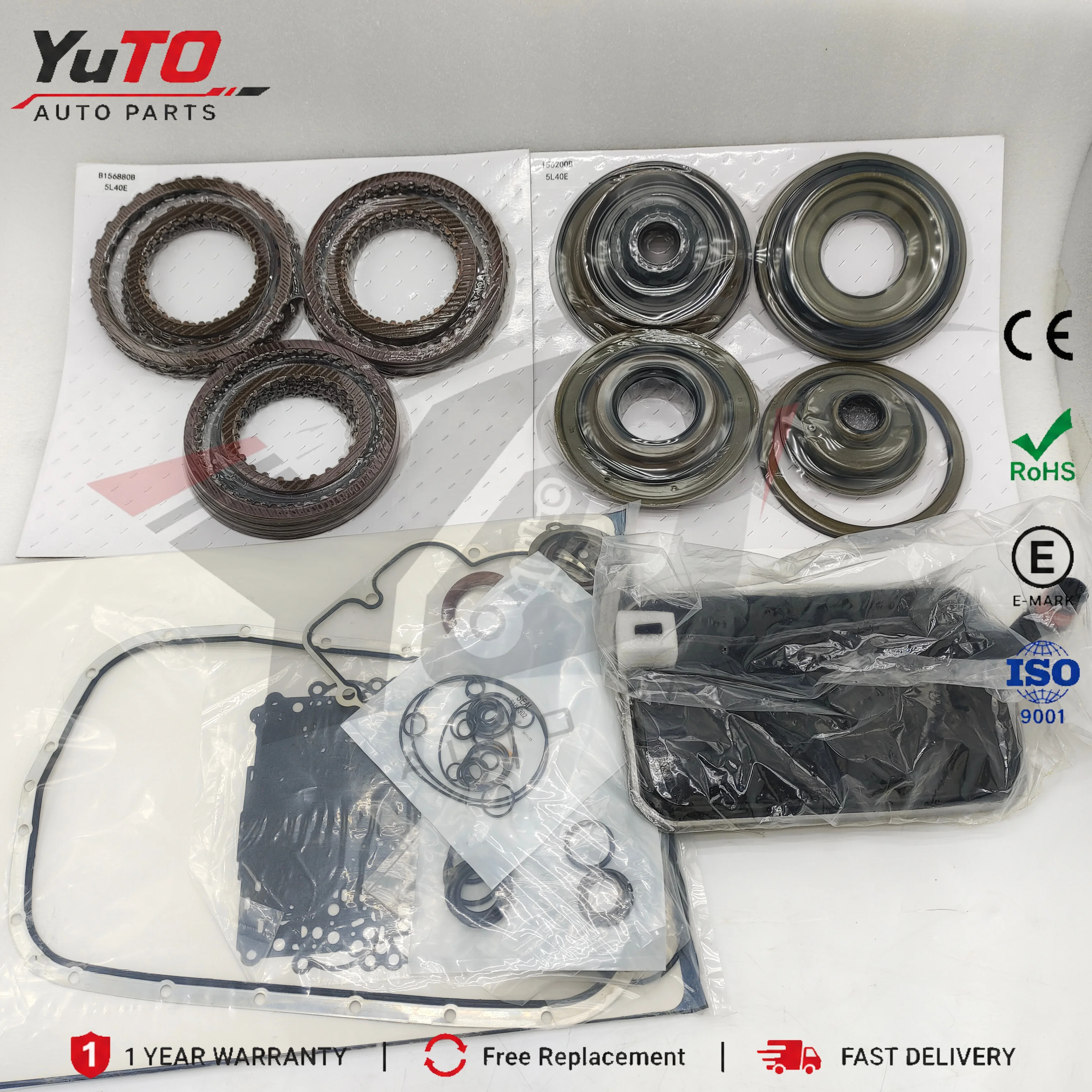 

Full Set Friction Steel Plates Seals Gaskets 4L40E 5L40E 5L50E Complete Transmission Overhaul Kit For BMW Cadillac GM 1998-2010