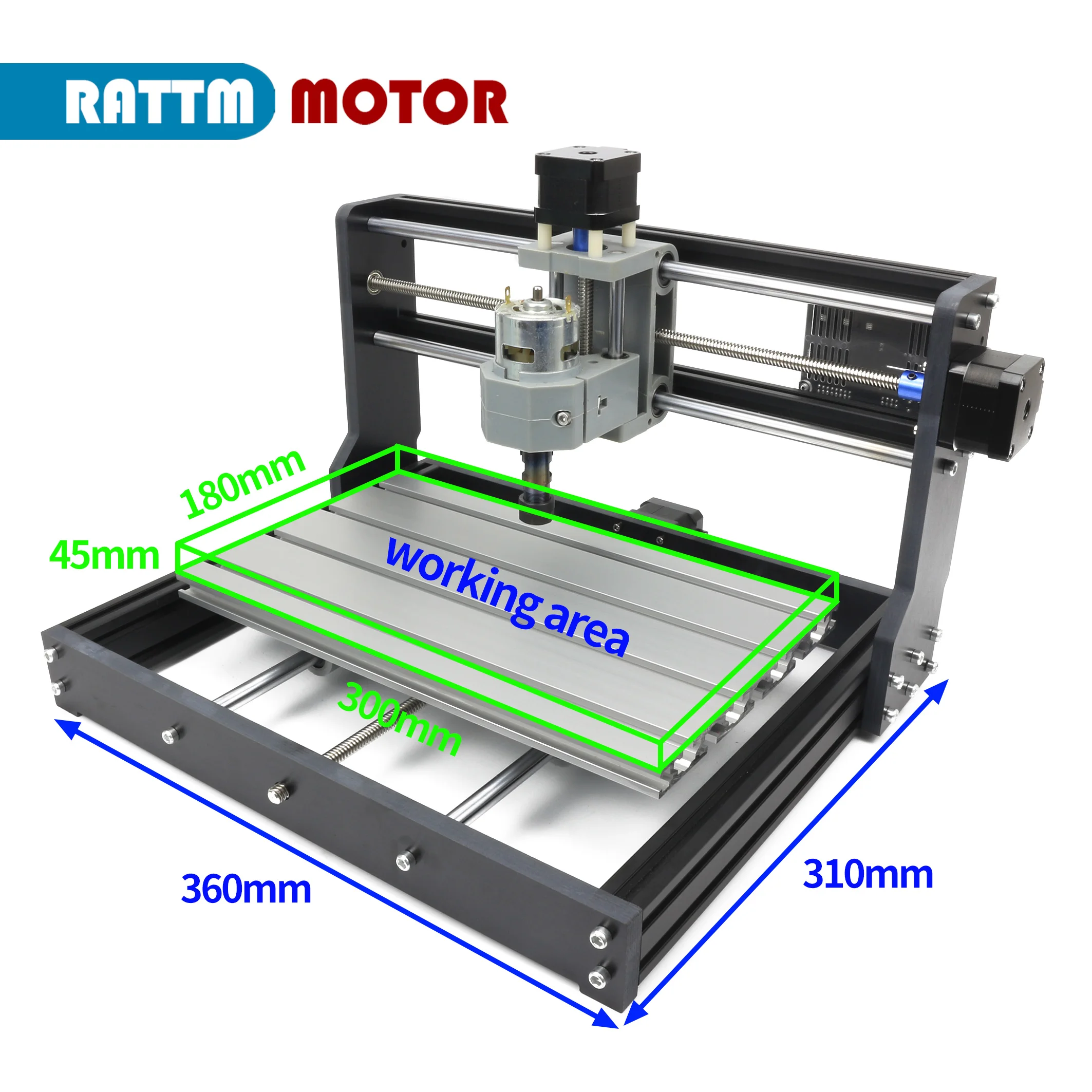 DE Stock 3018 PRO CNC Laser Engraver Wood CNC Router Machine GRBL ER11 Hobby DIY Engraving Machine for Wood PCB PVC Mini CNC