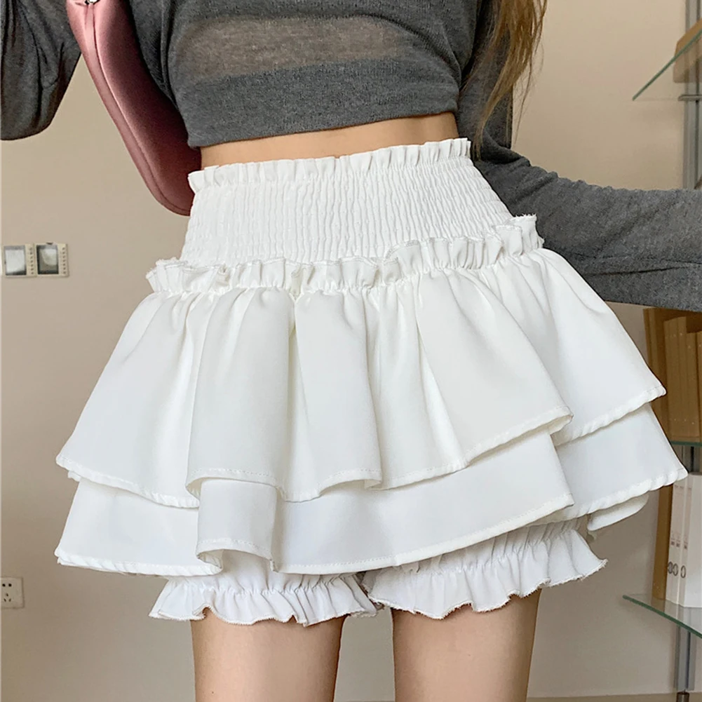 Balletrok Rok heeft voering Koreaanse stijl Korte rok Zomer Tennis Dames Balletrok Leuke vakantie Dagelijkse mode