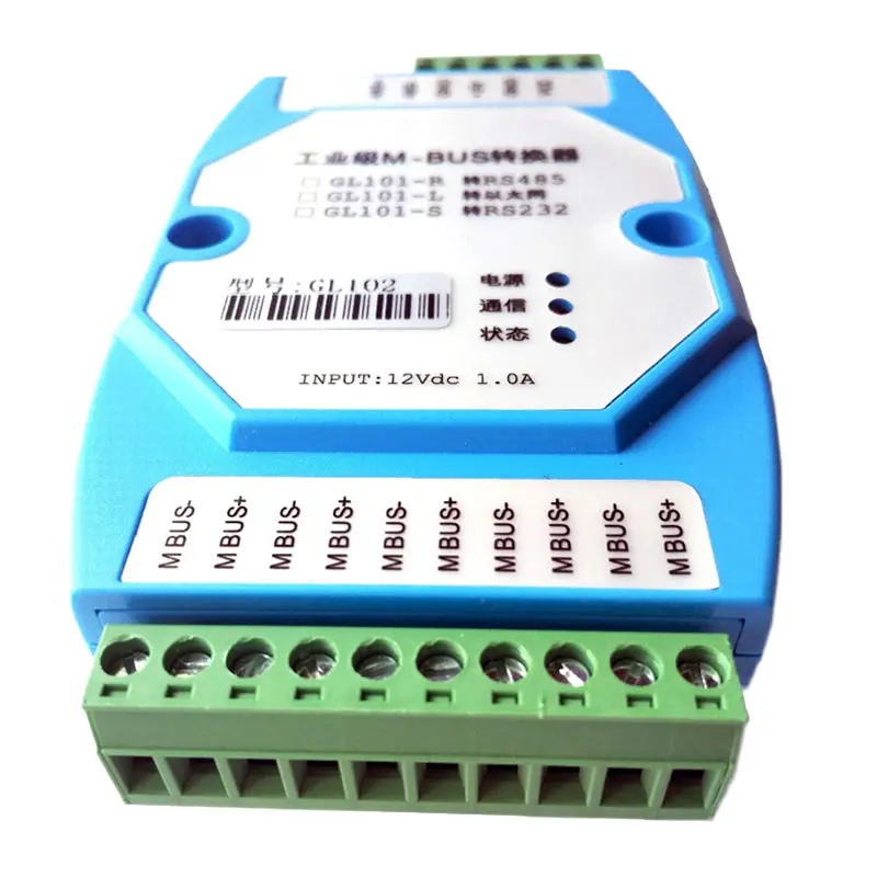 Il convertitore da MBus / M-BUS a MODBUS-RTU RS485 può connettersi a un misuratore da 500 MBus supporta la trasmissione trasparente