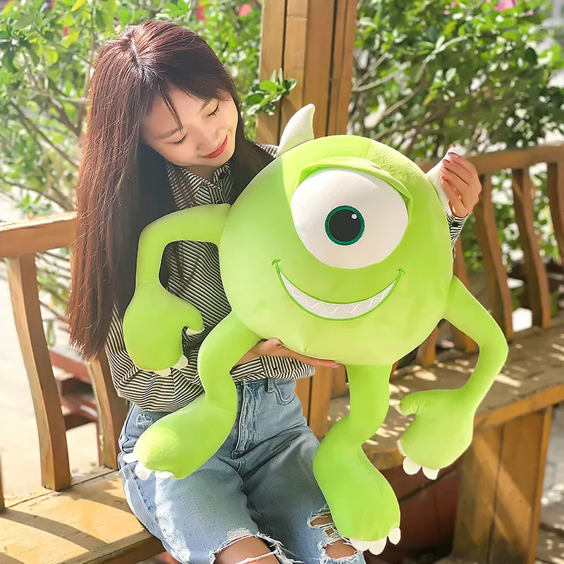 Disney Monsters University Pluche Gevulde Pop Monster Grote Ogen Pop Kinderverjaardagscadeau Zacht Kussen Kawaii Kamerdecoratie