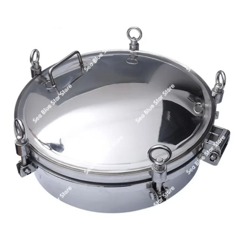 Observation of Circular Pressure Manhole Door Reactor Tank High Pressure Manhole 304 Stainless Steel Pressure Manhole Cover