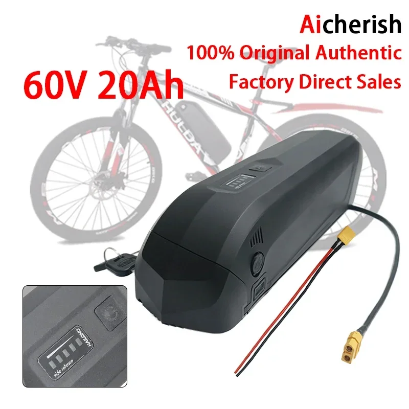 

Hailong 60V 30AH Electric Bike Battery 60V 20AH 18650 Cells Hailong Ebike Lithium Battery Pack For 350W-1500W Motor