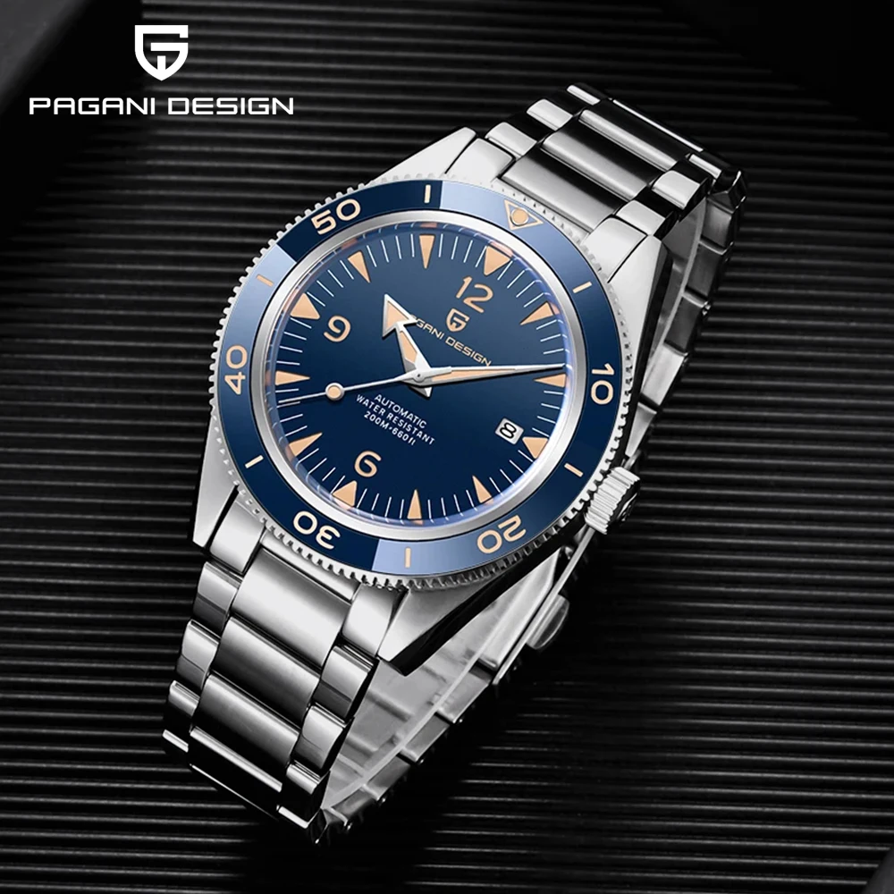 

PAGANI DESIGN Luxury Business Men's Mechanical Automatic Watches PD-YS005 NH35 Stainless Steel Waterproof Diving reloj hombre