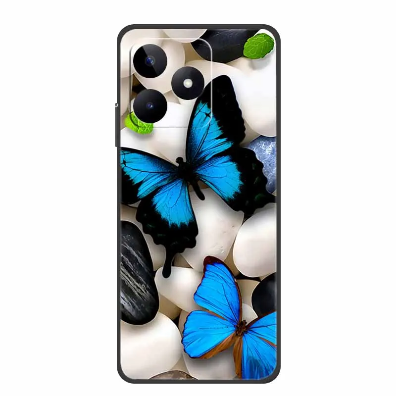 For Realme Note 50 Case RMX3834 Animals Painted Coque Soft Silicone Phone Case For Realme Note 50 Note50 Back Cover 6.74'' Bags