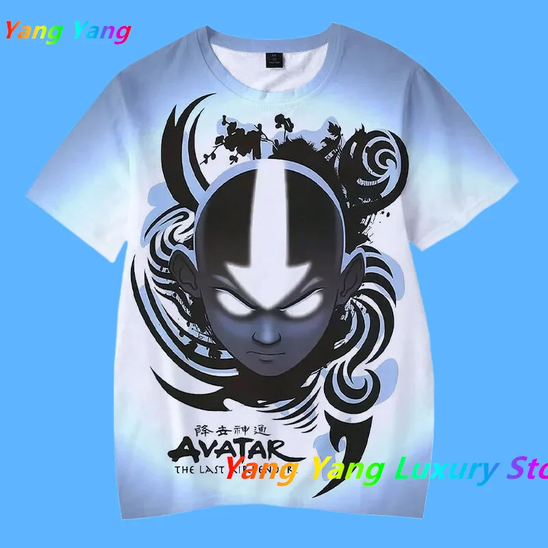 New Kids T Shirt Fashion Cartoons T-shirt 3D Print T Shirts Anime Avatar The Last Airbender Men T-shirts Top Women T-shirts