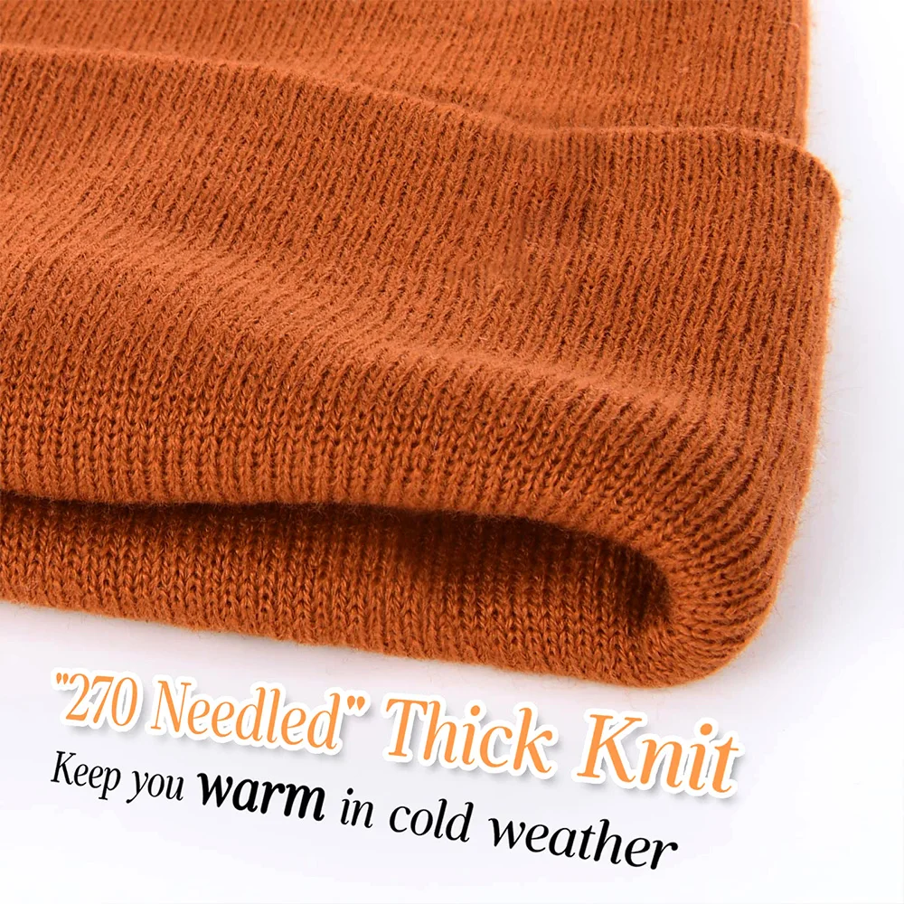 قبعة صغيرة متماسكة أساسية قابلة للطي للجنسين - قبعة شتوية كلاسيكية للرجال والنساء، قبعة مضلعة دافئة للخريف والشتاء