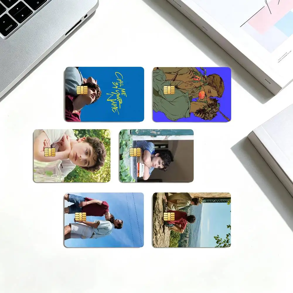 M-Movie C-Call Me By Your Name  Credit Card HD Stickers Game Card Decal Small Chip Waterproof Sticker Gift