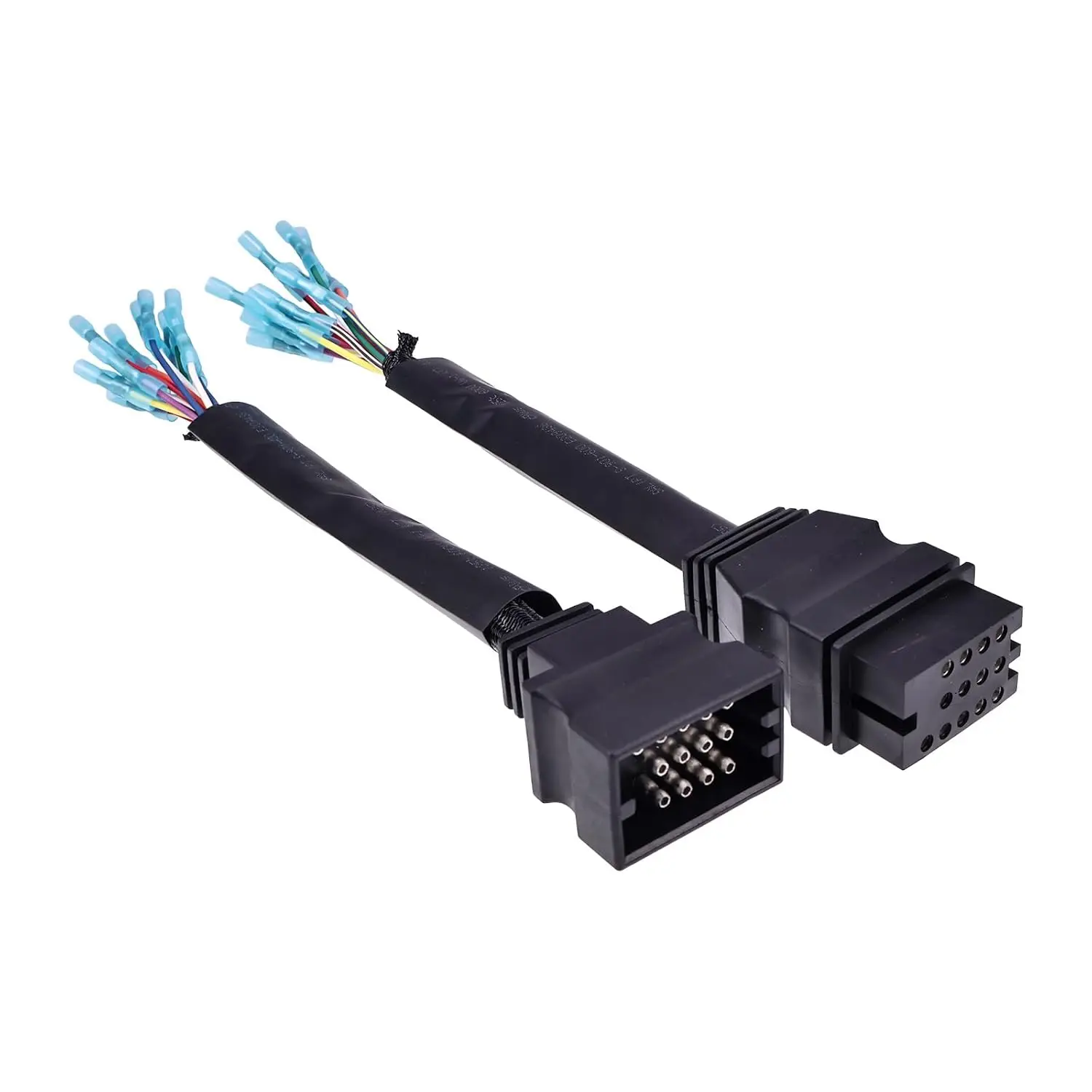 

Snow Plow 13 Pin Harness Connector Pigtail Repair Kit Vehicle & Plow Side Compatible with Boss MSC04753 MSC04754