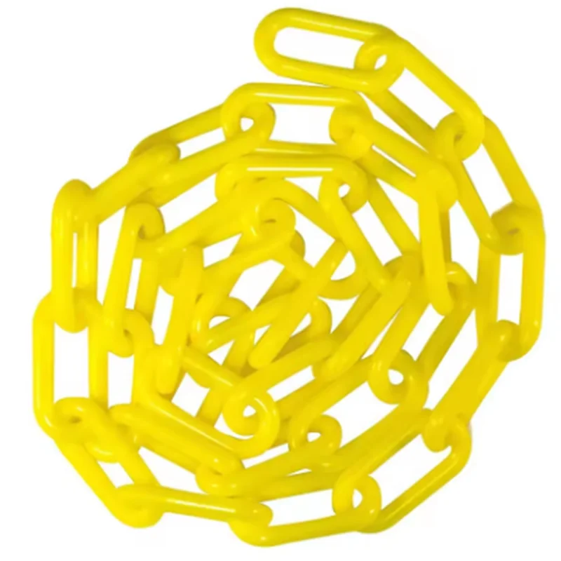 A88X Road Warning Block Barrier Chain Traffic Crowd Parking Control Chain Plastic Chain