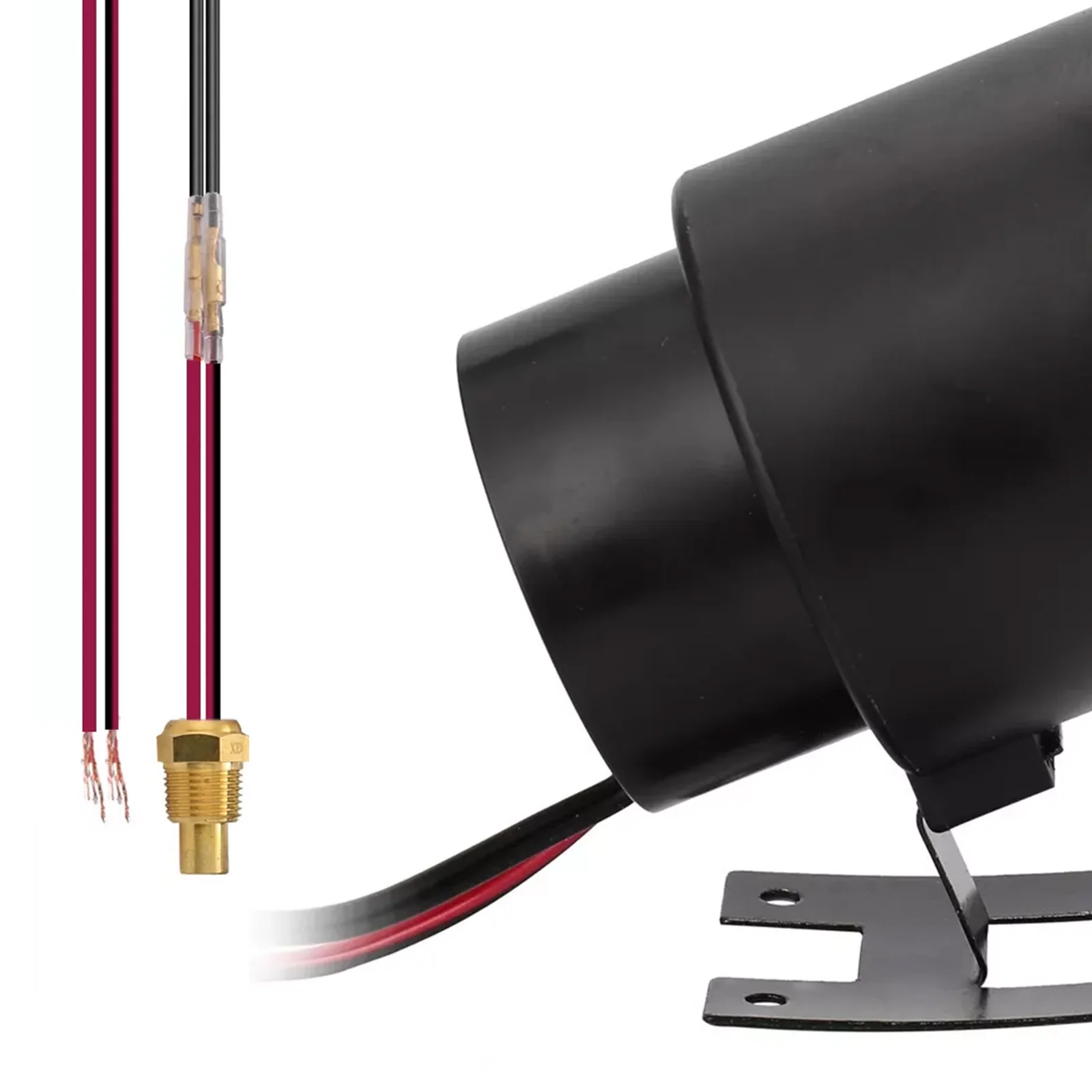 

12V 24V Universal Car Water Temp Voltage Gauge Dual Function Clear Display Automotive Replacement Gauges For Cars Trucks SUVs