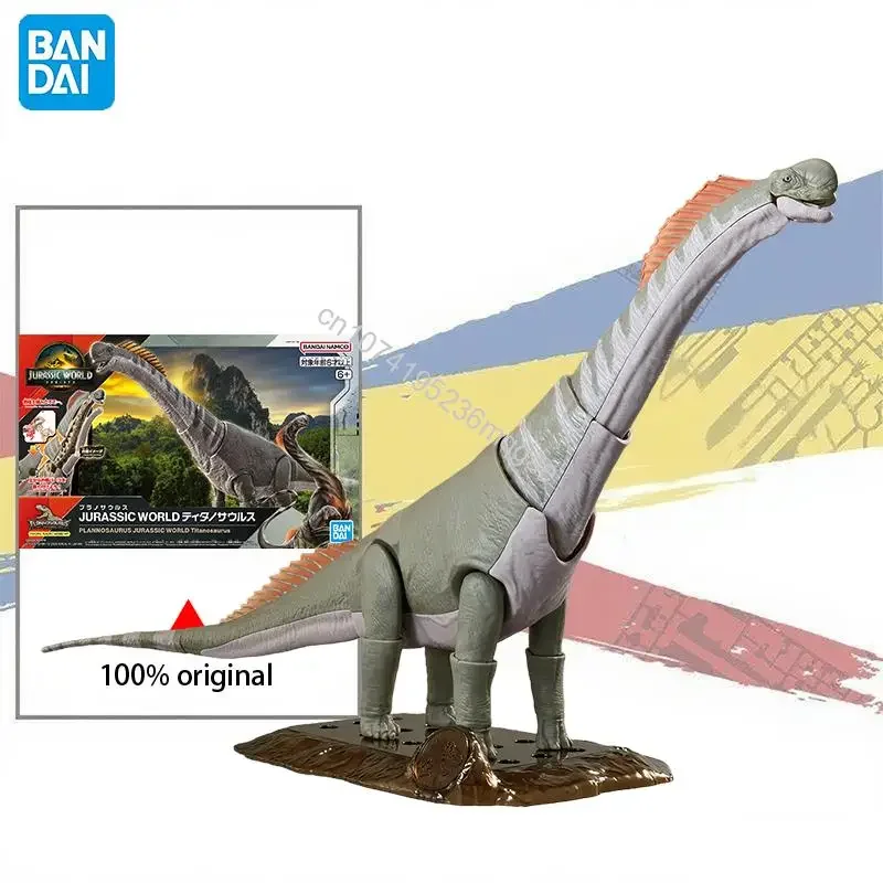 

In Stock Original BANDAI PLANNOSAURUS JURASSIC WORLD Titanosaurus Action Figure Toys Assembly model Collections Christmas Gift