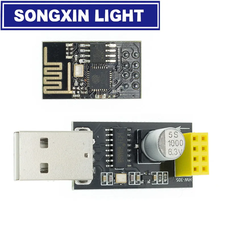 ESP01 Programmer Adapter UART ESP-01 Adaptater ESP8266 CH340G USB to ESP8266 Serial Wireless Wifi Developent Board Module