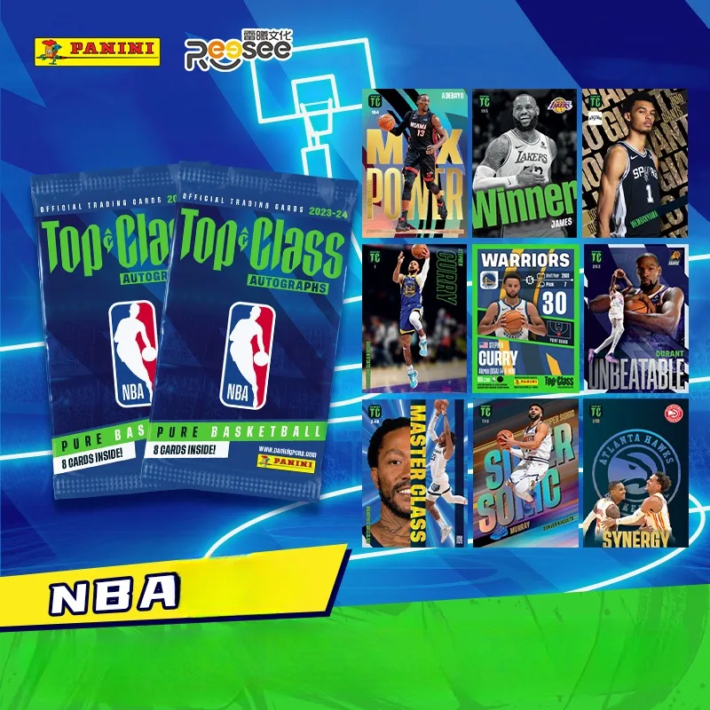 Panini-Tarjetas de estrella de la NBA 2024, tarjeta coleccionable de la Premier League, baloncesto, James Curry, caja limitada para fanáticos