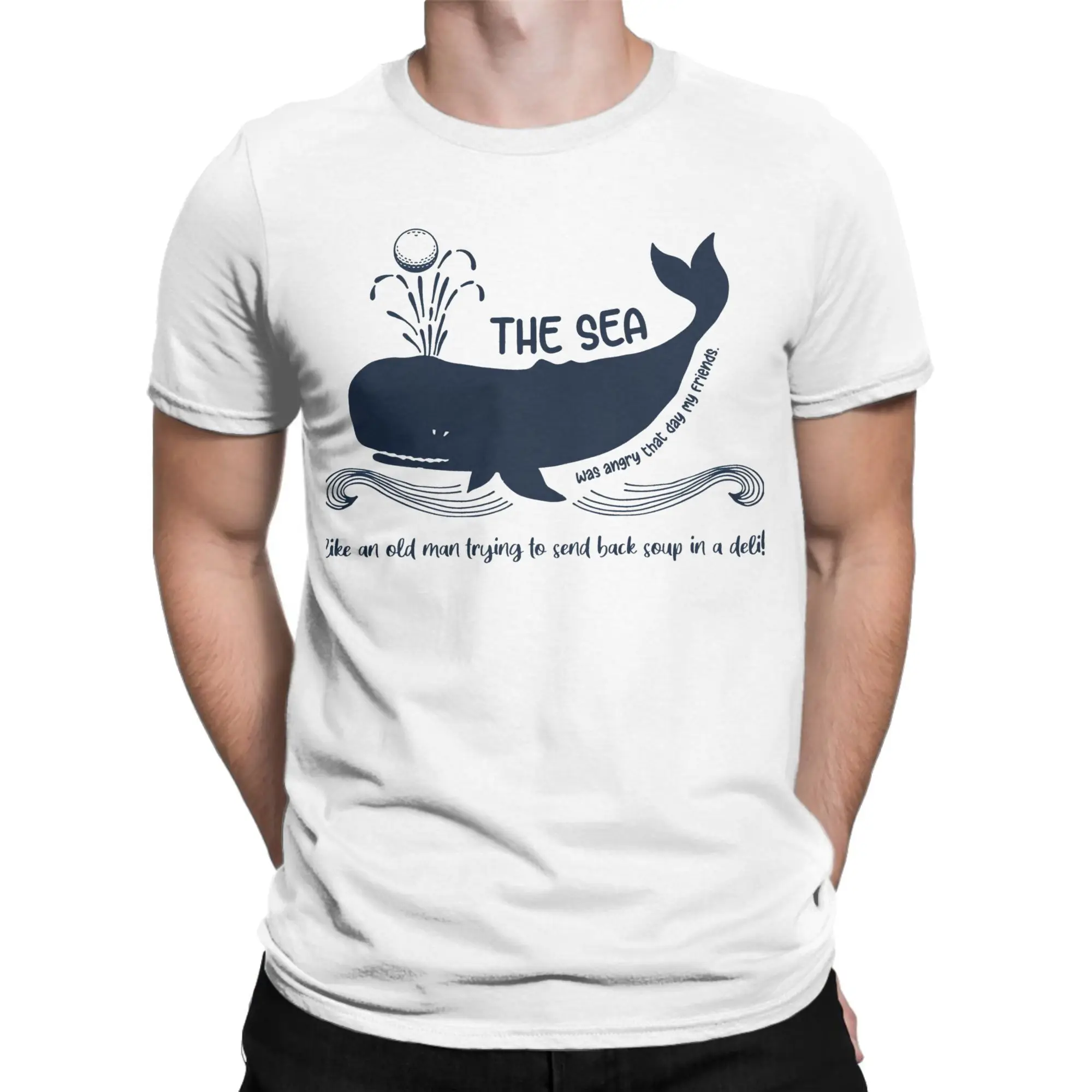 Men The Marine Biologist Seinfeld T Shirt  Cotton Tops Casual Short Sleeve Round Neck Tees Plus Size T-Shirts