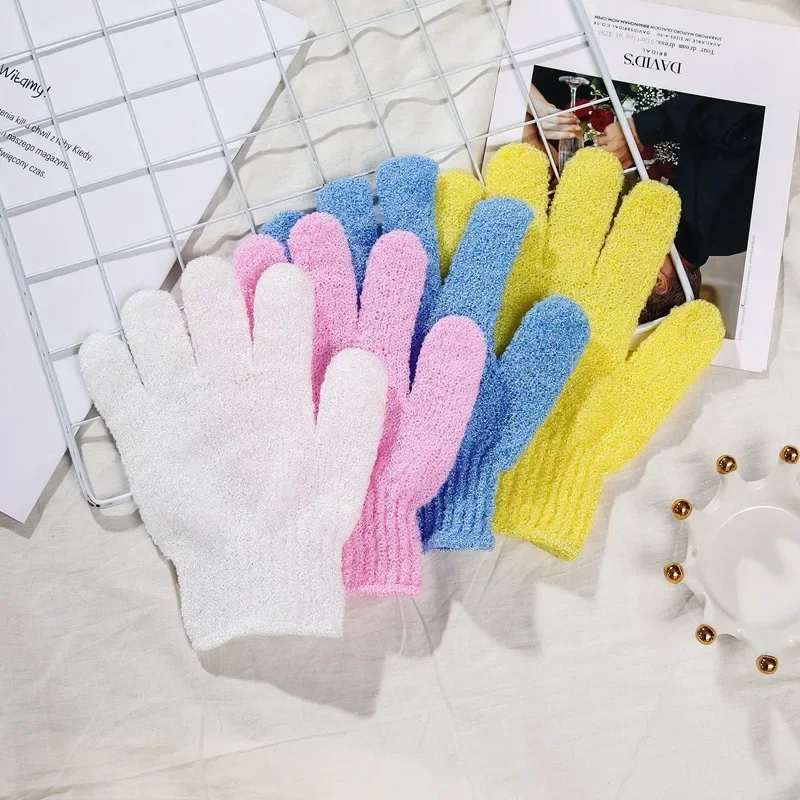 1PC Bath Gloves for Peeling Exfoliating Glove Shower Scrub Brush Resistance Body Skin Massage Sponge Wash Bathroom Accessories