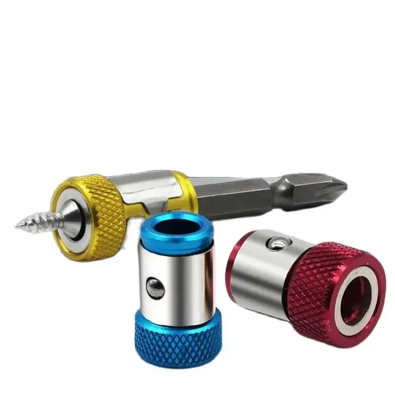 Screwdriver Magnetic Bit Holder Alloy Electric Magnetic Ring Universal Screw Driver Head Accessories