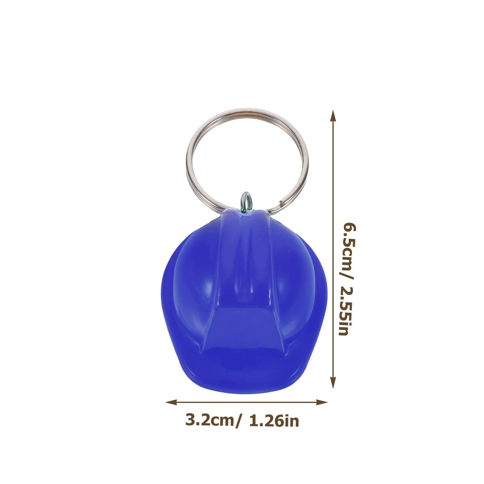 4 Pcs Hard Hat Keychain Keychains for Car Keys of The Lid Charm Men Plastic Man Motorcycle Helmets