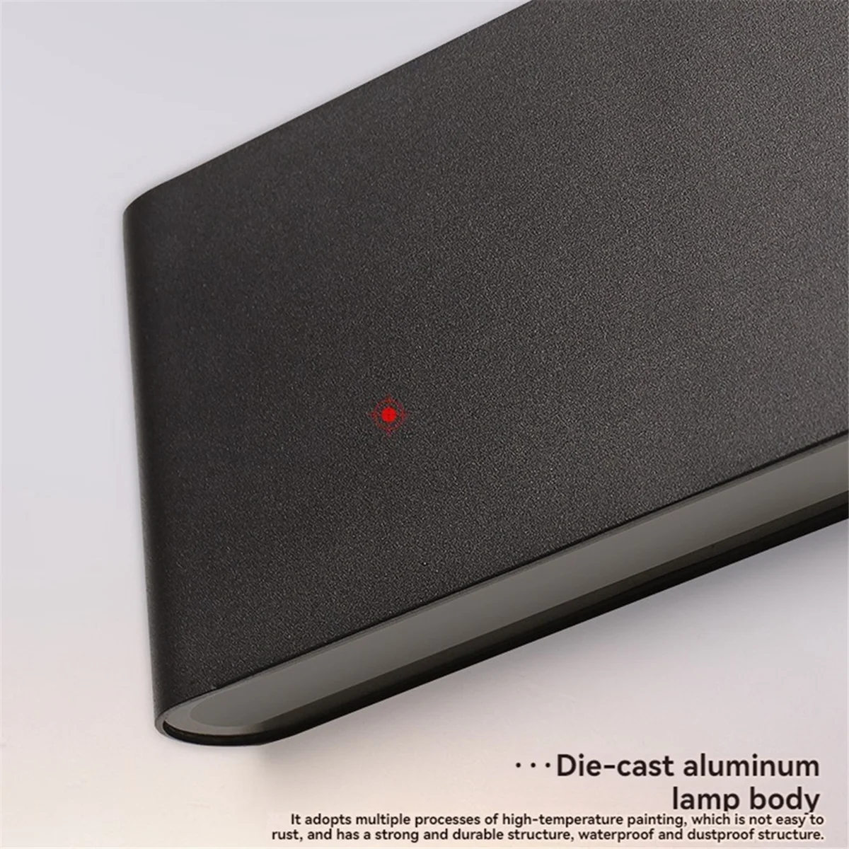 LED Wall Sconce Waterproof Outdoor Wall Lamp Indoor Wall Lighting Fixtures Living Room Bedroom Hallway Corrido Black