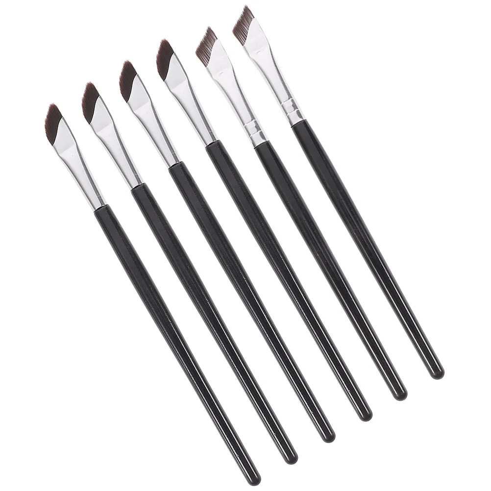 1 set Set di eyeliner angolato Strumenti di trucco di precisione per eyeliner Correttore per sopracciglia Applicazione Pennello per ombretto Pennello per trucco angolato