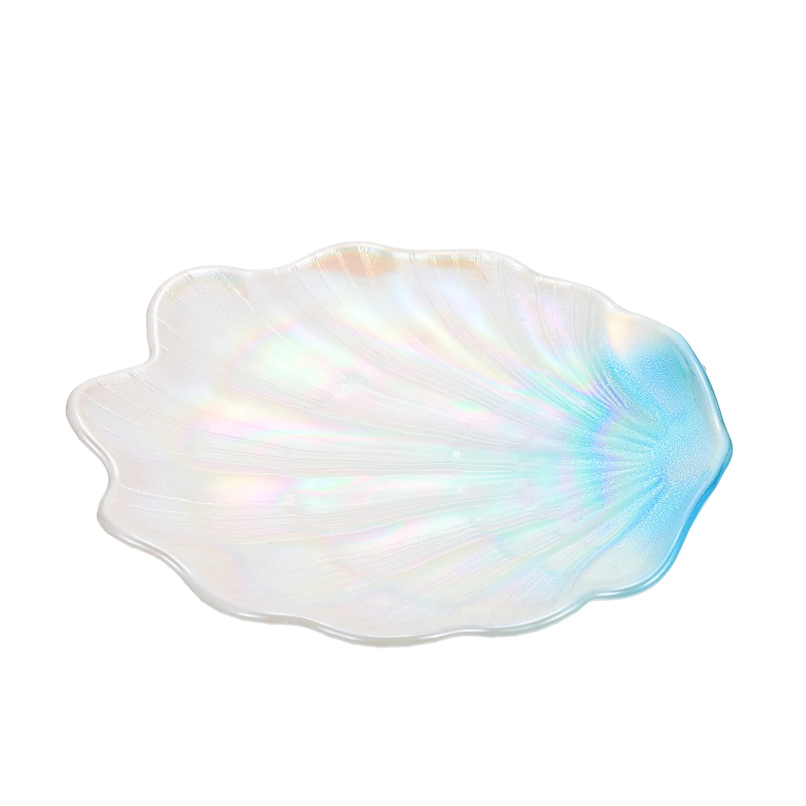 1PC Shell Shape Storage Plate Creative Jewelry/Candy/Snack Tray Household Organizing Tray Unique Home Decor Accessory