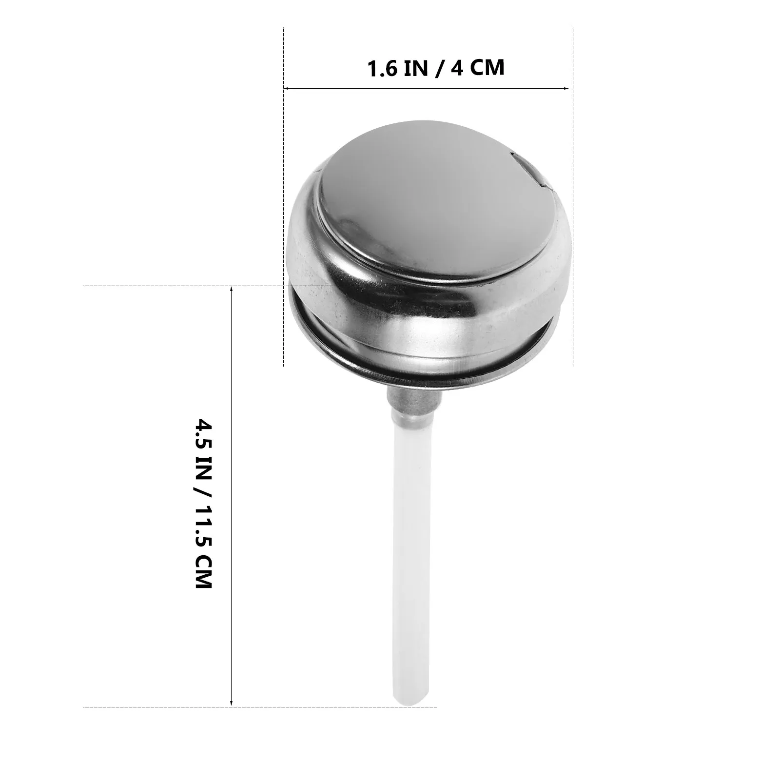 5Pcs Stainless Steel Aluminum Push Down Pump Bottle Cap Alcohol Dispenser Lid Refillable for Cleaning Supplies Lab Beauty Makeup view 5