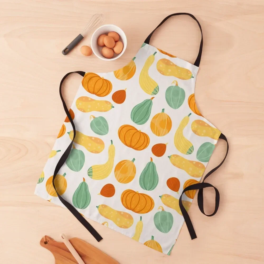 

Pumpkins - orange and green Apron Kitchen Things For Home cook wear Apron