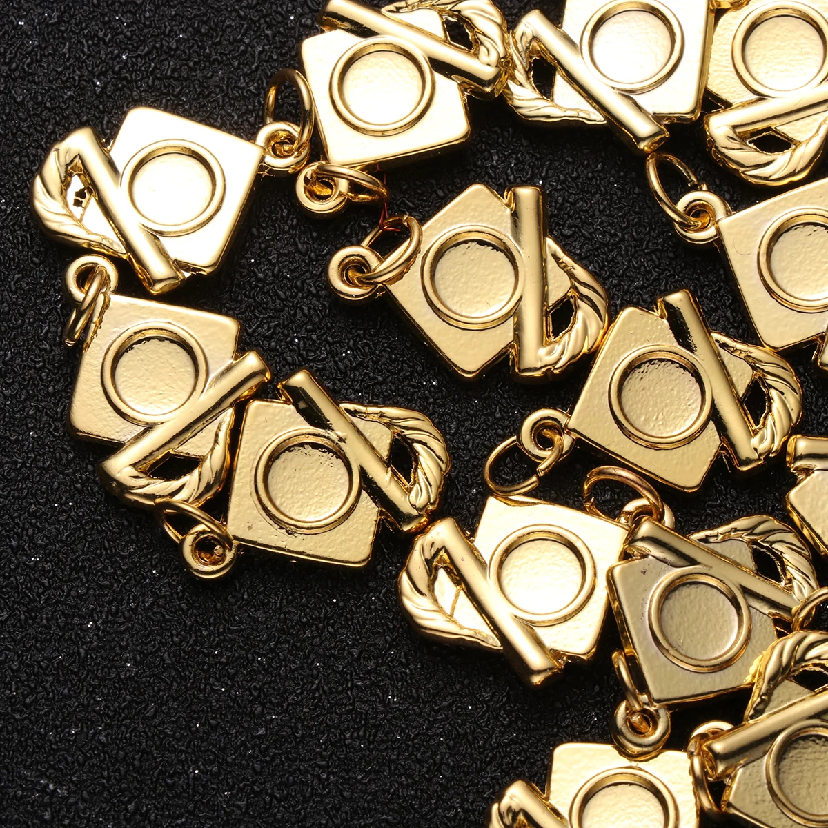 

20 Pcs Graduation Hat Pendant Charm Necklace DIY Accessories Set for Jewelry Making Projects Creative Craft Supplies
