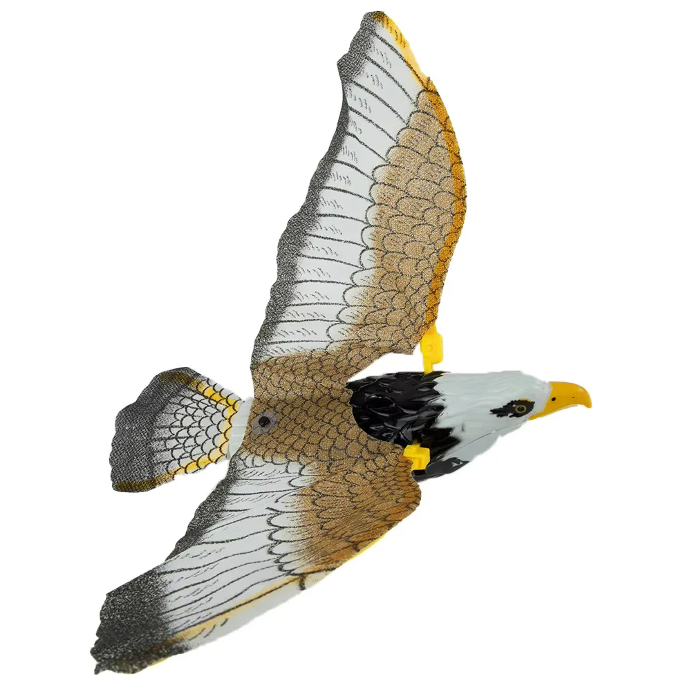 Bird Repellent Hanging Eagle Flying Owl Repellent Scarer Emulation Flying Hawk Bird Garden Scarecrow Yard Outdoor Pest Control