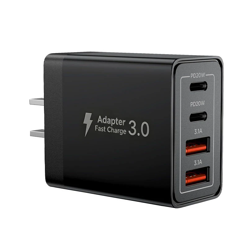 Black Us Plug 4-Por…