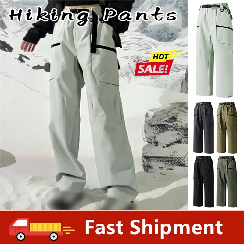 

Winter Hiking Pants Women Outdoor 3 In 1 Removable Trousers Waterproof Windproof Fleece Soft Shell Trekking Camping Skiing Pants