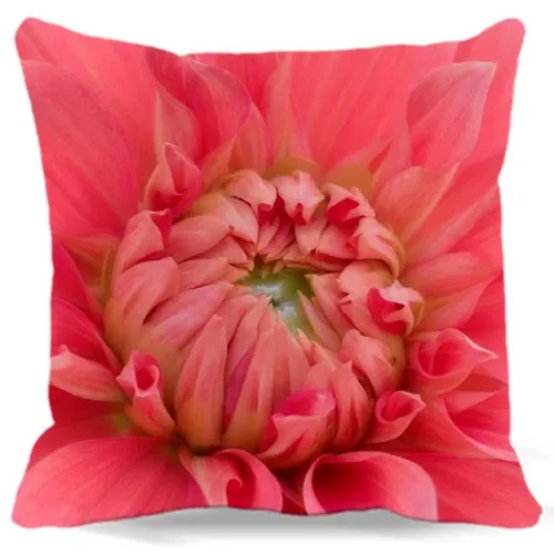 Chrysanthemum Polyester Decorative Cushion Cover Creative Floral Pillowcase Throw Pillow Cover Home Decoration Fundas De Cojin