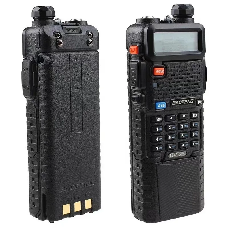 Baofeng UV-5R مع 3800mAh 8W قوة عالية حقيقية 8 وات جهاز اتصال لاسلكي قوي طويل المدى 10 كجم أجهزة راديو صيد UV5R محمولة