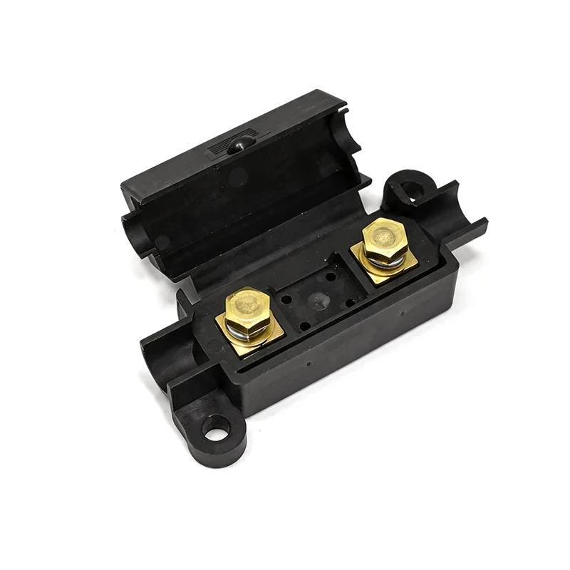 PA66 Bolt Mount Mini ANS Fuse Holder Car Fuse Base for Automotive Energy Storage Circuit Protection