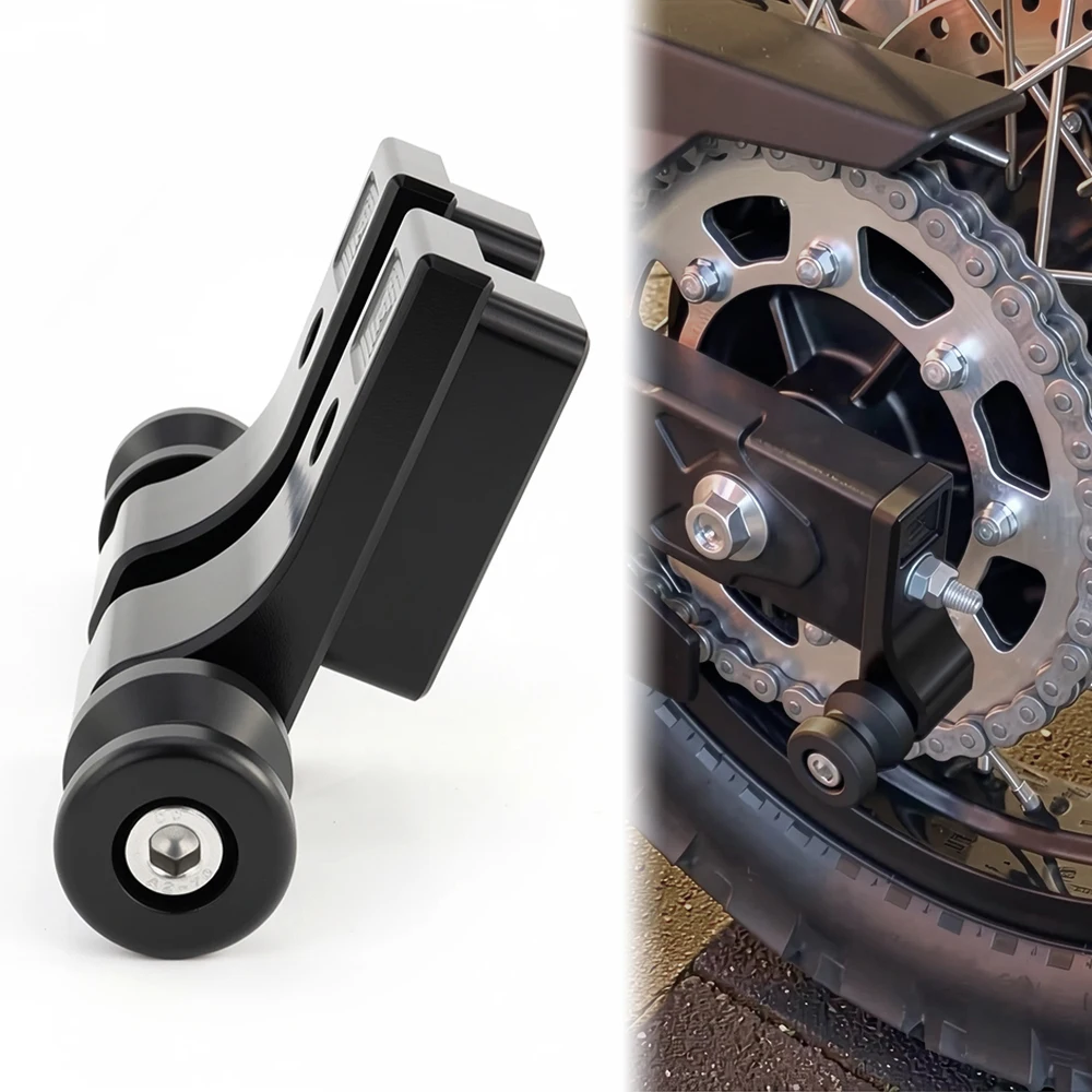 Swingarm Spools Spindle Sliders and Adapters For Kawasaki KLR650 Ninja 125 250 300 400 Versys-X 250 300 Z125 Z250 Eliminator 500