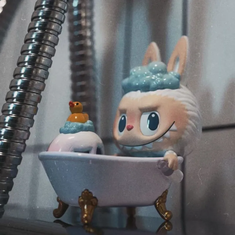 POP MART THE MONSTERS LABUBU Bubble Bath Figuur Originele Blind Box Surprise Mystery Box Ornamenten Beeldjes