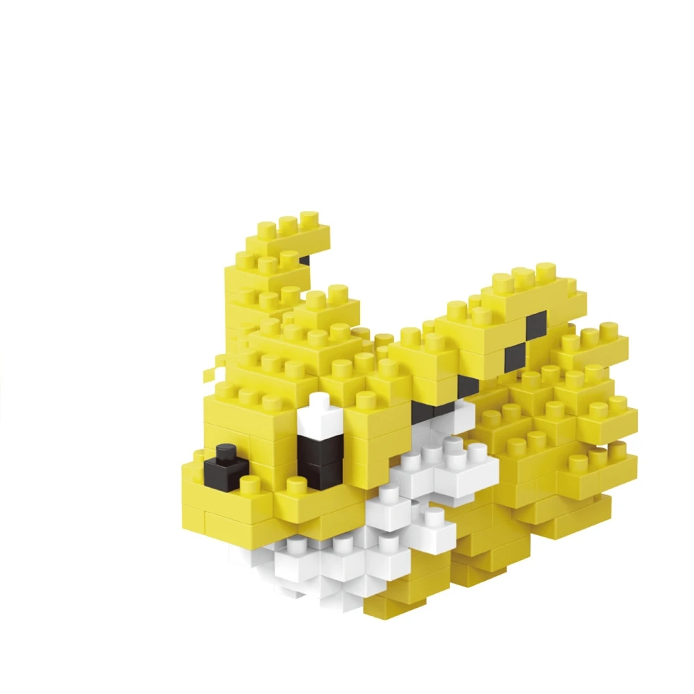 NO BOX Pokemon Kleines Gebäude Pokemon Nanoblock Cartoon Pikachu Bildung Spiel Grafik Pokemon Spielzeug für Kinder Geburtstag