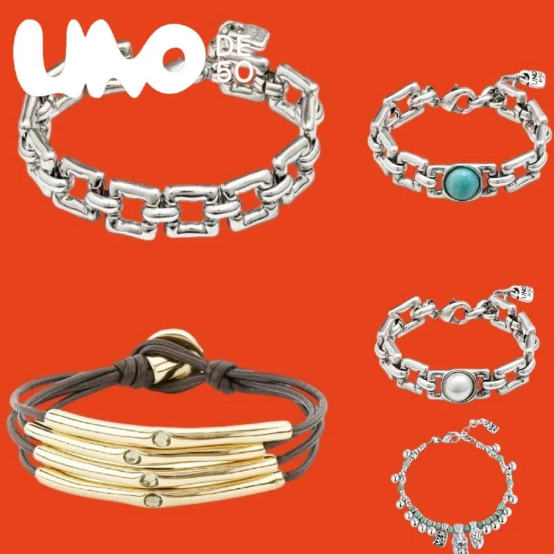 

2025 Best UNOde50 Bracelet 24K Gold/Silver Jewelry Low Price
