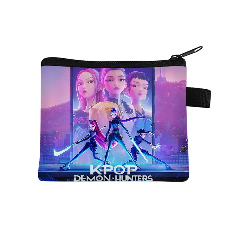 Anime Girls Lumi Mila Zoi Witch Hunter Coin Purse Mini Wallet Small Zipper Pouch Key Card Holder Birthday Xmas Gift Party Favor