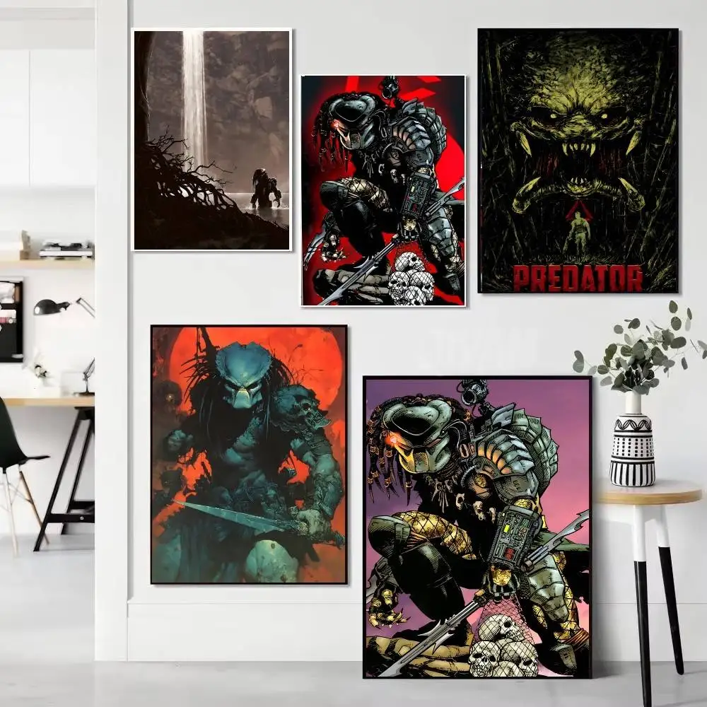 Classic Game Latest Sci-fi Animation P-Predator Manga Posters HD Print Vintage Wall Art Decor for Home Study Room