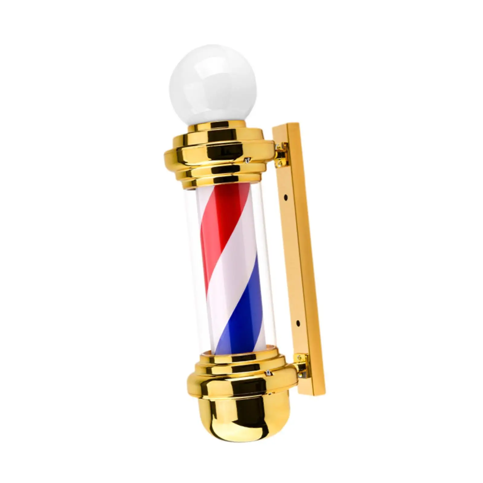 Barber Pole LED Light Salon Rotating Light for Barbershop Outside Hair Salon