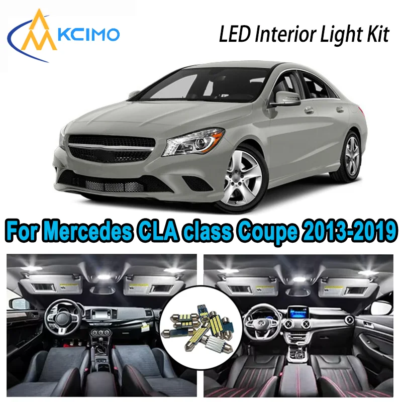 

High-Quality LED Interior Kit for Mercedes CLA class C117 Coupe 2013-2019 Premium Error-Free Dome Map Trunk Automotive Lamps