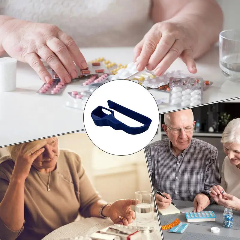 Pomocnik do podawania tabletek, narzędzie do wyciskania tabletek, praska do tabletek, narzędzia pielęgniarskie, pomocnik do podawania leków, gadżety domowe dla seniorów, dzieci i osób starszych.